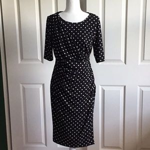 Gorgeous black polka dot dress